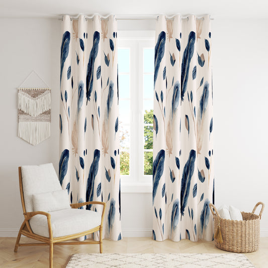 Abstract double curtain